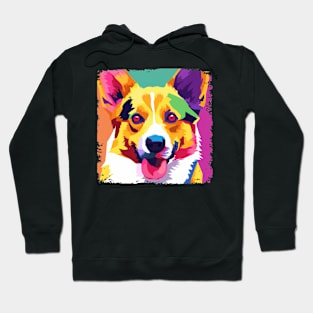 Pembroke Welsh Corgi Pop Art - Dog Lover Gifts Hoodie